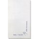 Corner Text with Champagne Glasses Design Bamboo Luxe Guest Towels Image 2 of 4